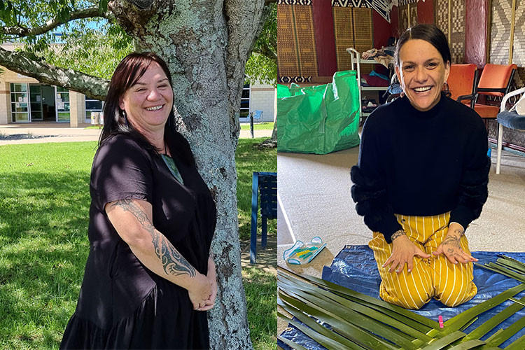Rongoā Māori Tauira: Alice Perry and Geraldine Kurukaanga 
