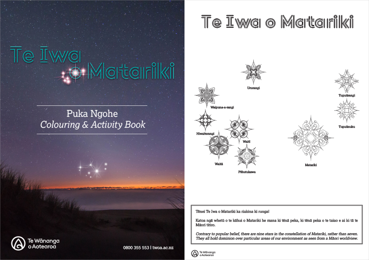Matariki Colouring & Activity Book