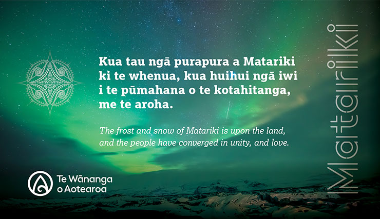 Te Iwa o Matariki | Wallpapers | Te Wānanga o Aotearoa