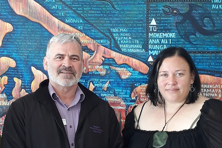 Maaka Leabourn and Sai Watson Crooks