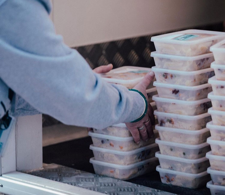 Some of the kai being prepared by QES Tupu Aotearoa to support Pasifika tauira on the Police Prep programme in Tāmaki.