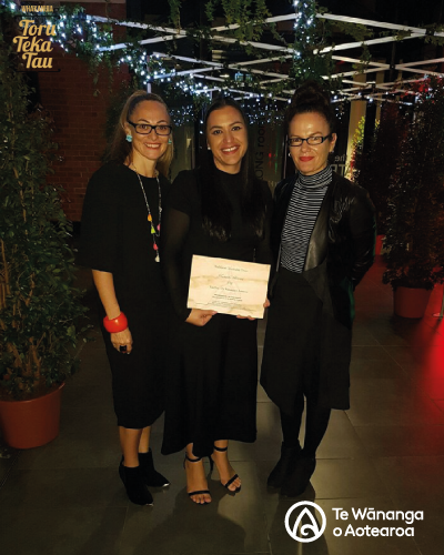 Tuihana Ohia,  Leesah Murray and Tracey Hook 